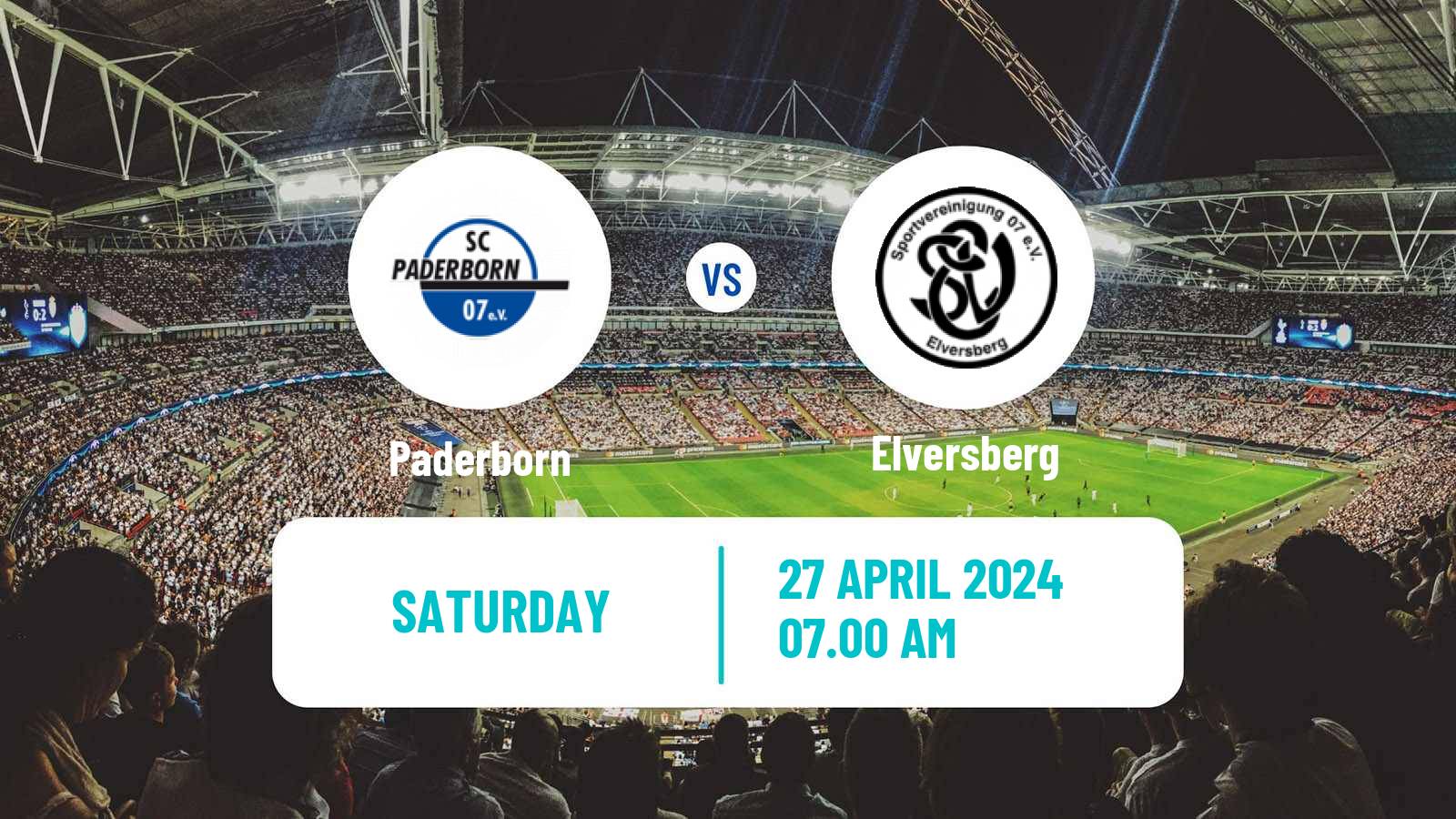 Soccer German 2 Bundesliga Paderborn - Elversberg