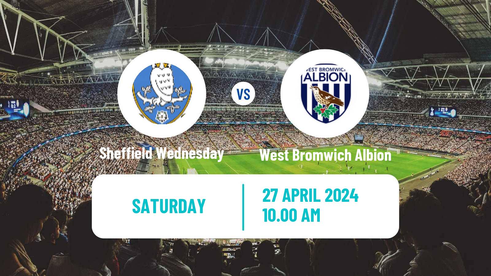 Soccer English League Championship Sheffield Wednesday - West Bromwich Albion