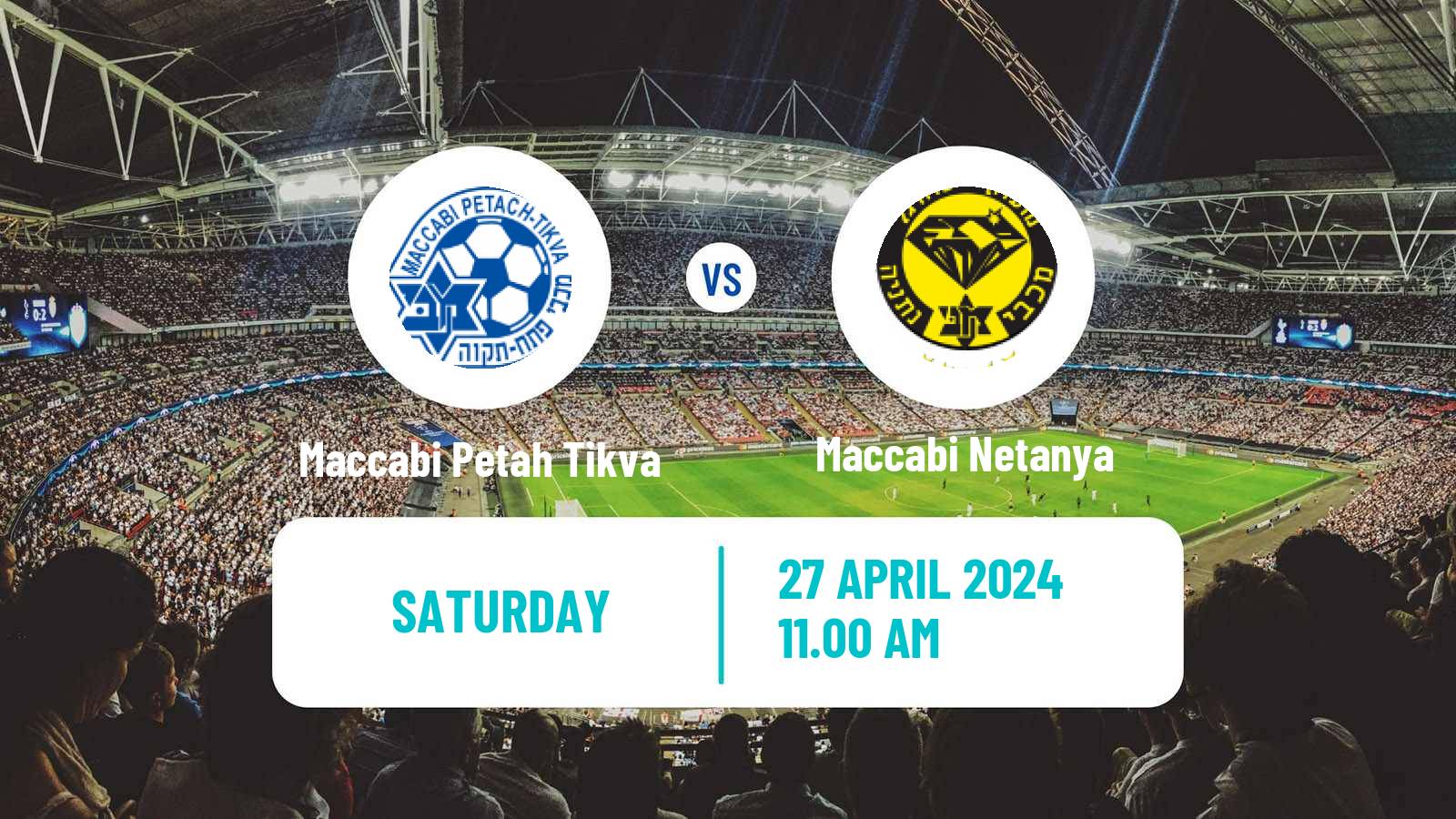 Soccer Israeli Ligat haAl Maccabi Petah Tikva - Maccabi Netanya