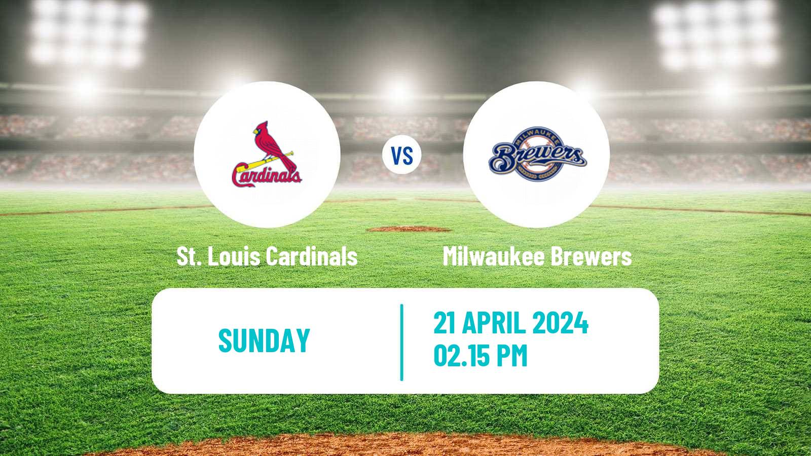 Baseball MLB St. Louis Cardinals - Milwaukee Brewers