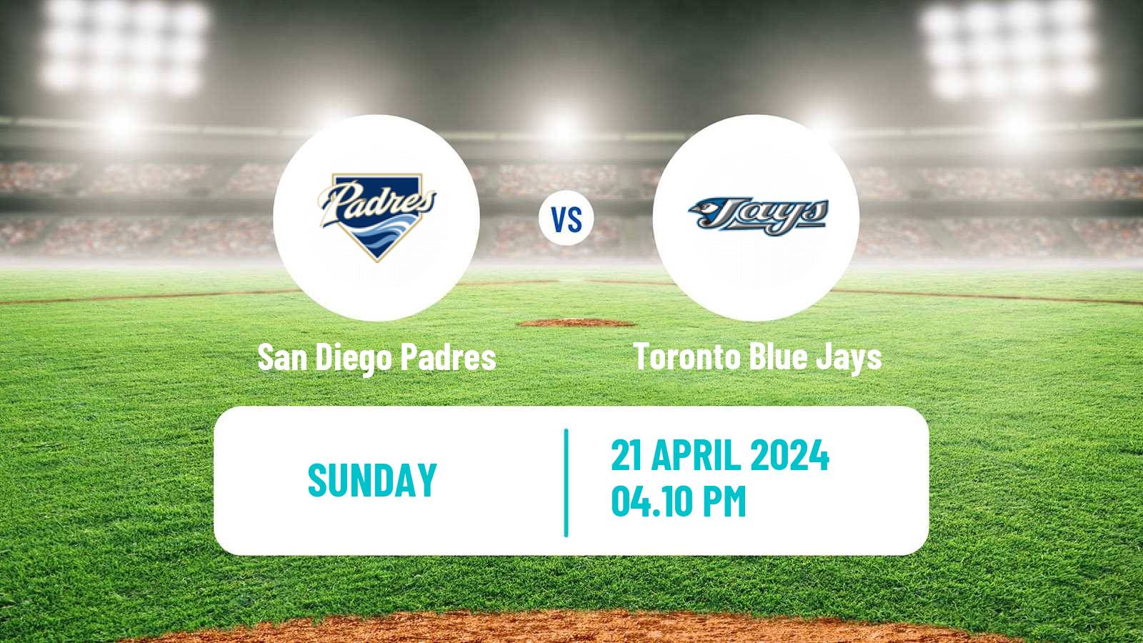 Baseball MLB San Diego Padres - Toronto Blue Jays