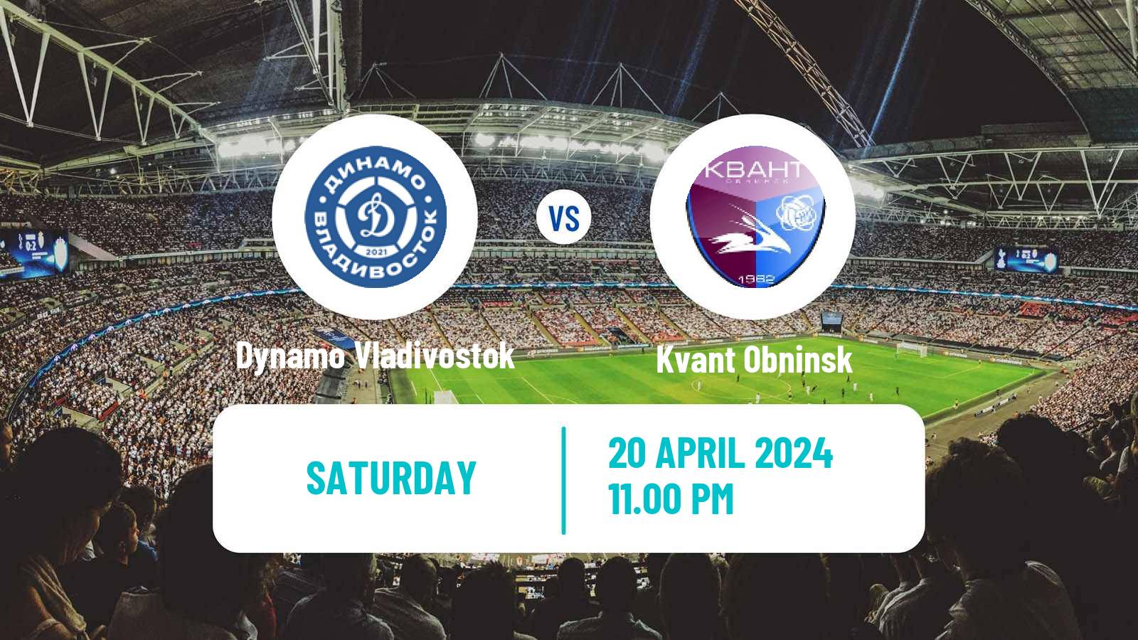 Soccer FNL 2 Division B Group 3 Dynamo Vladivostok - Kvant Obninsk