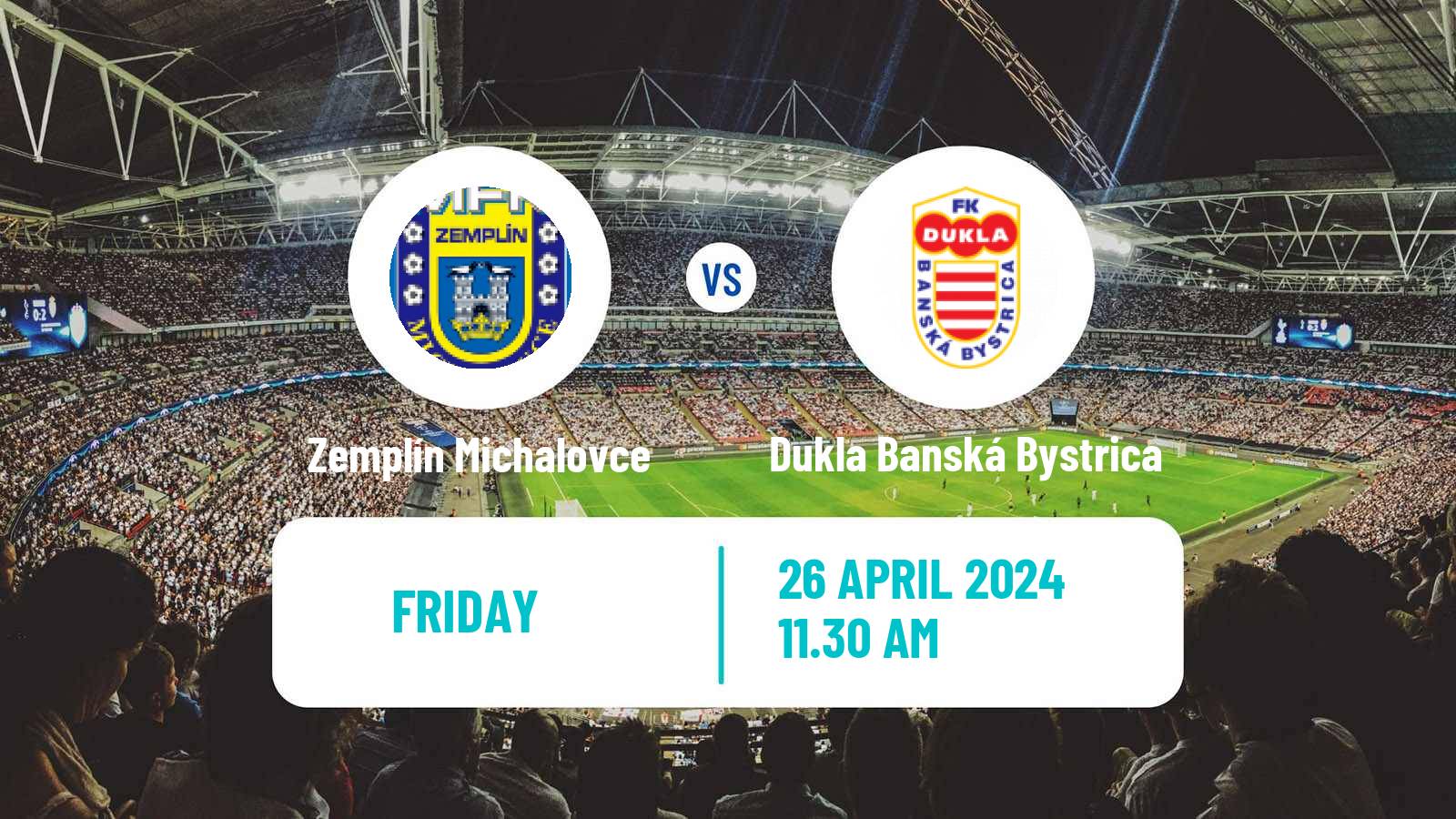 Soccer Slovak Superliga Zemplín Michalovce - Dukla Banská Bystrica