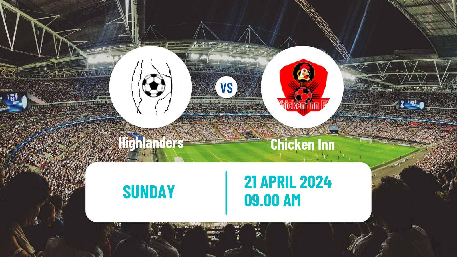 Soccer Zimbabwe Premier League Highlanders - Chicken Inn