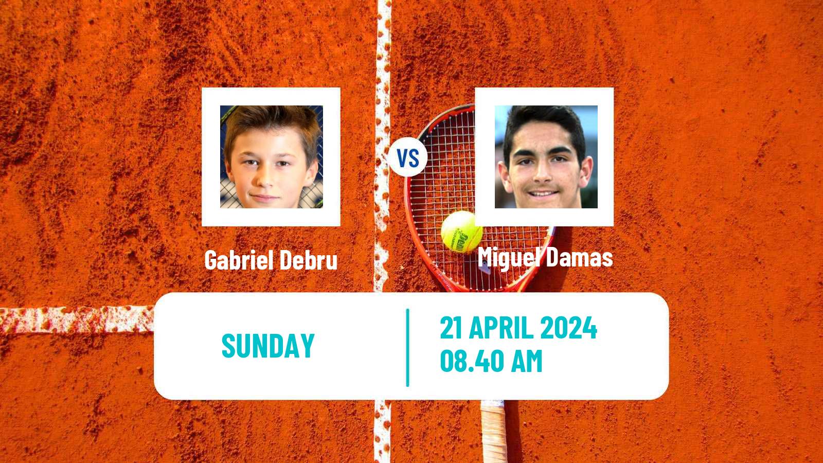 Tennis Rome Challenger Men Gabriel Debru - Miguel Damas