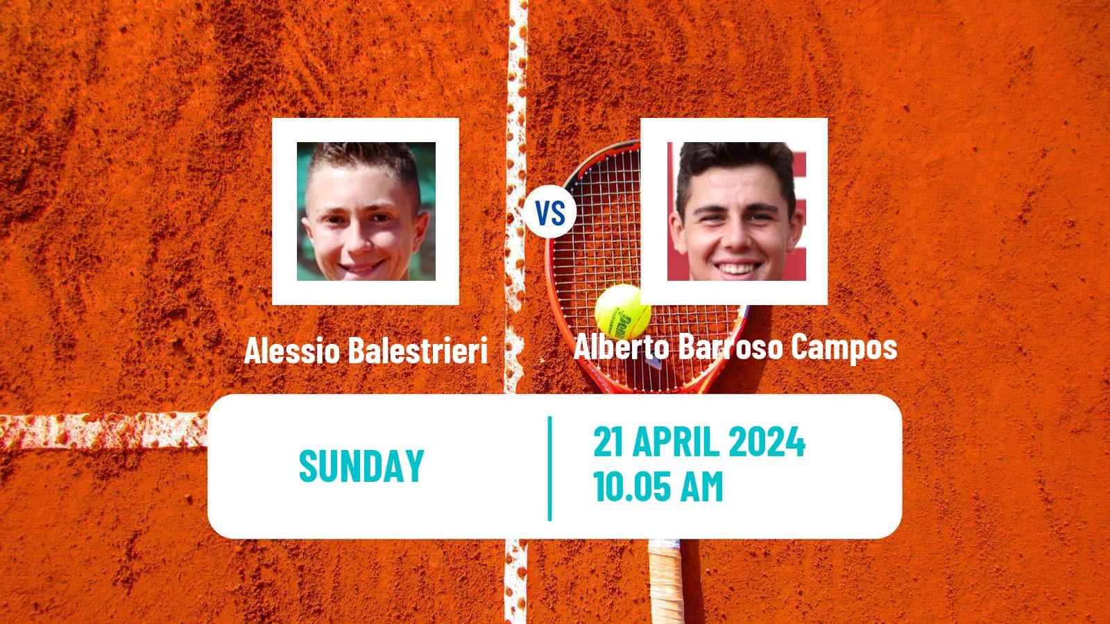 Tennis Rome Challenger Men Alessio Balestrieri - Alberto Barroso Campos