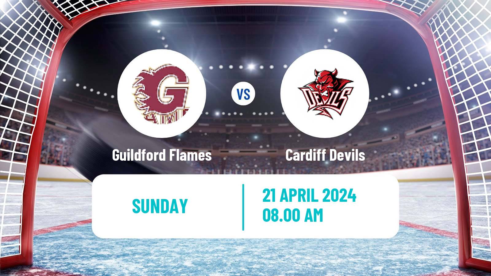 Hockey United Kingdom Elite League Guildford Flames - Cardiff Devils