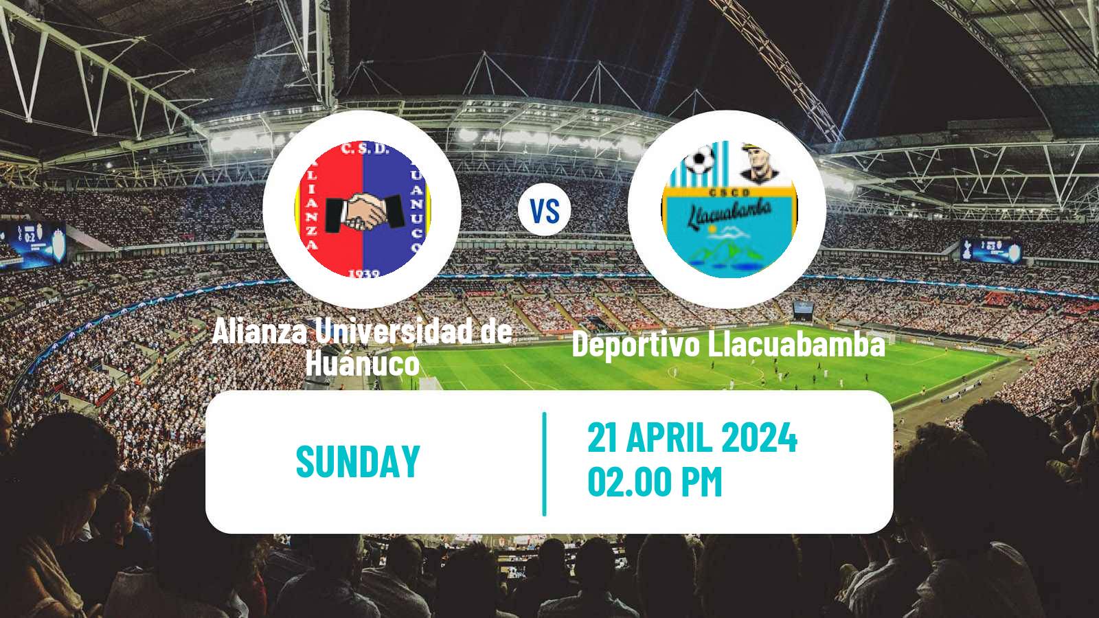Soccer Peruvian Liga 2 Alianza Universidad de Huánuco - Deportivo Llacuabamba