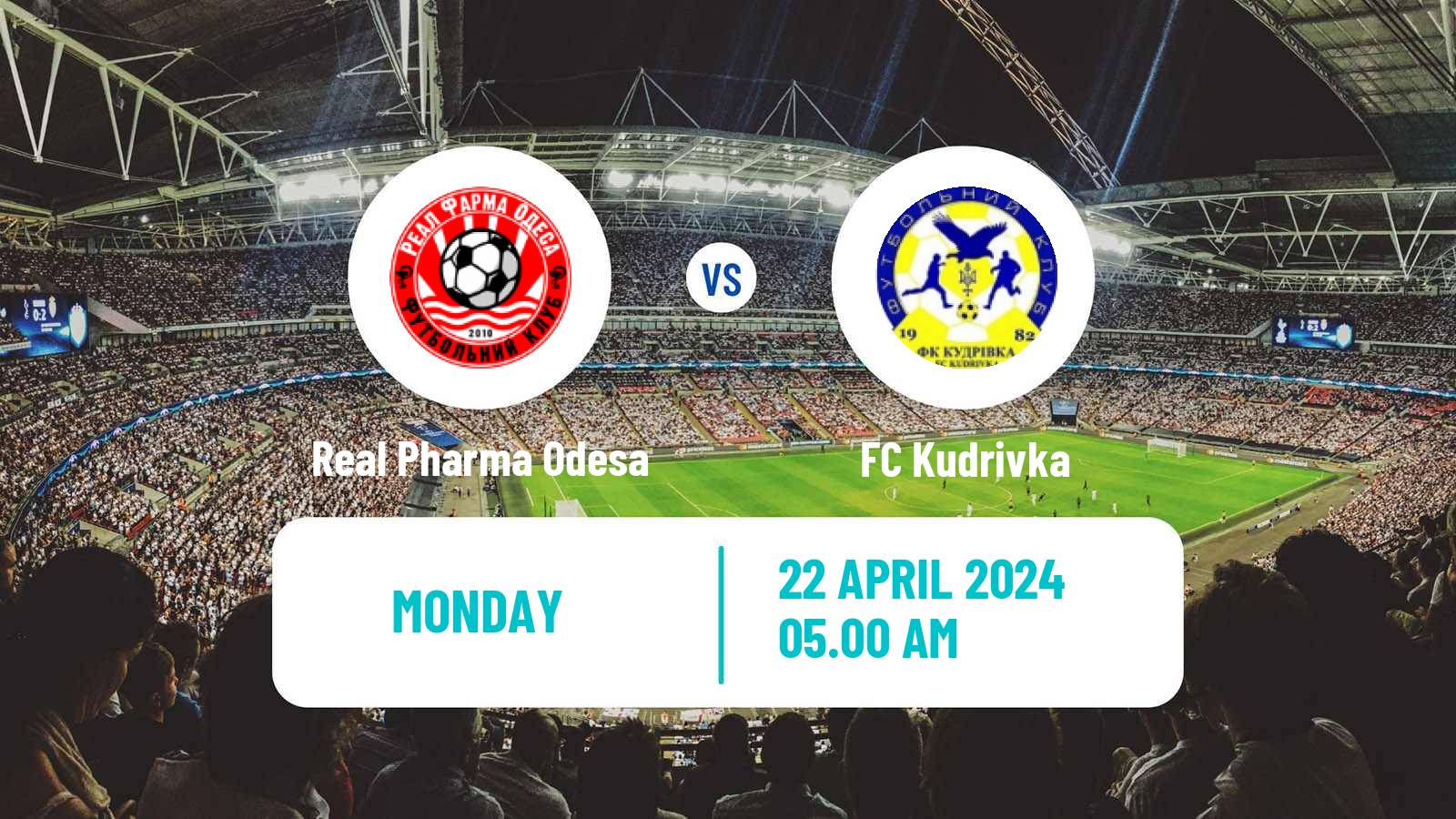 Soccer Ukrainian Druha Liga Real Pharma Odesa - Kudrivka