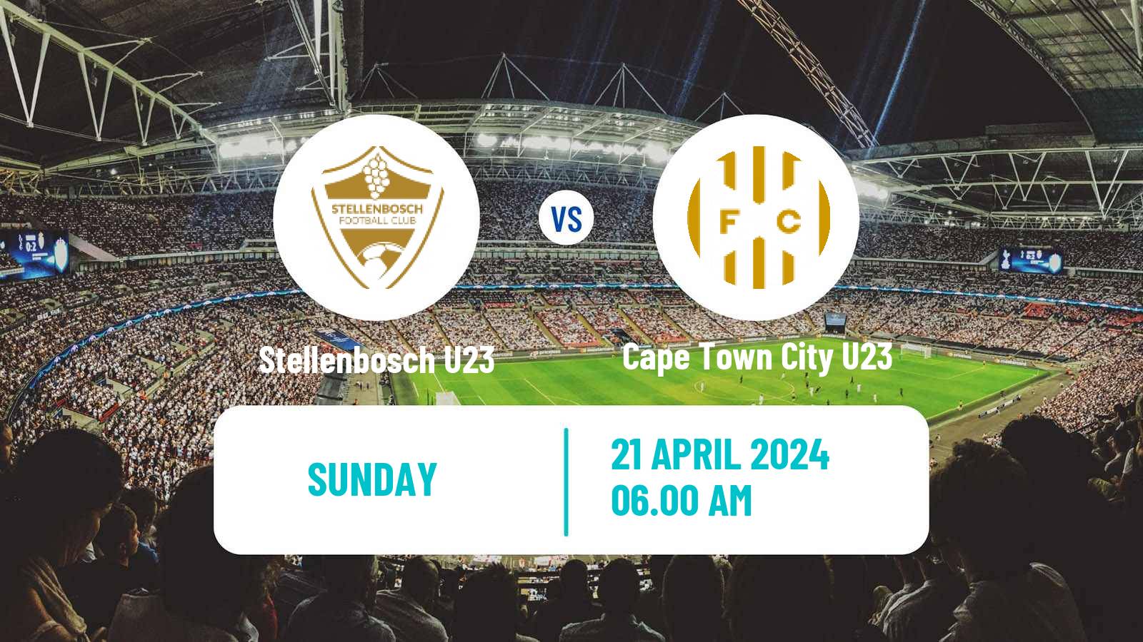 Soccer South African Diski Challenge Stellenbosch U23 - Cape Town City U23