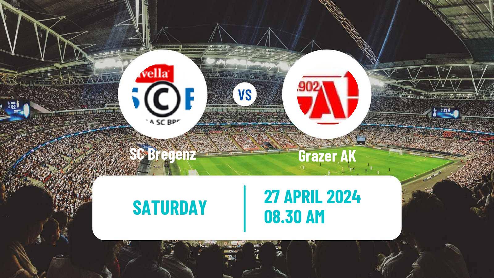 Soccer Austrian 2 Liga Bregenz - Grazer AK