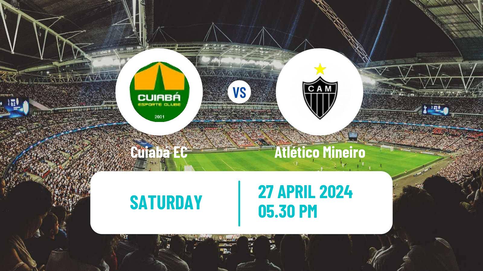 Soccer Brazilian Serie A Cuiabá - Atlético Mineiro