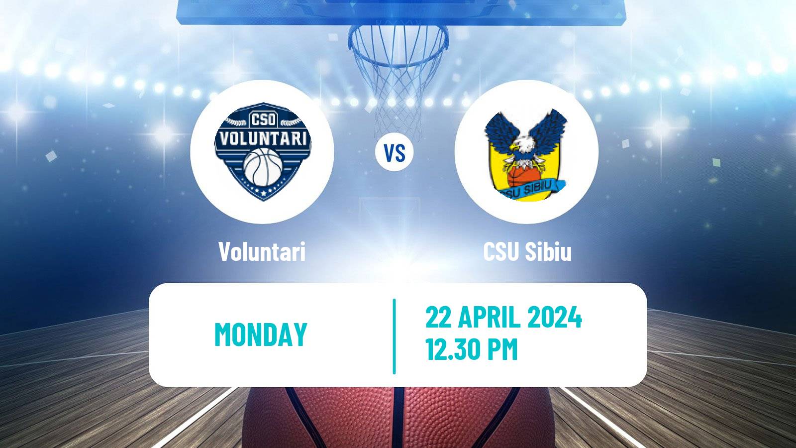 Basketball Romanian Divizia A Basketball Voluntari - CSU Sibiu