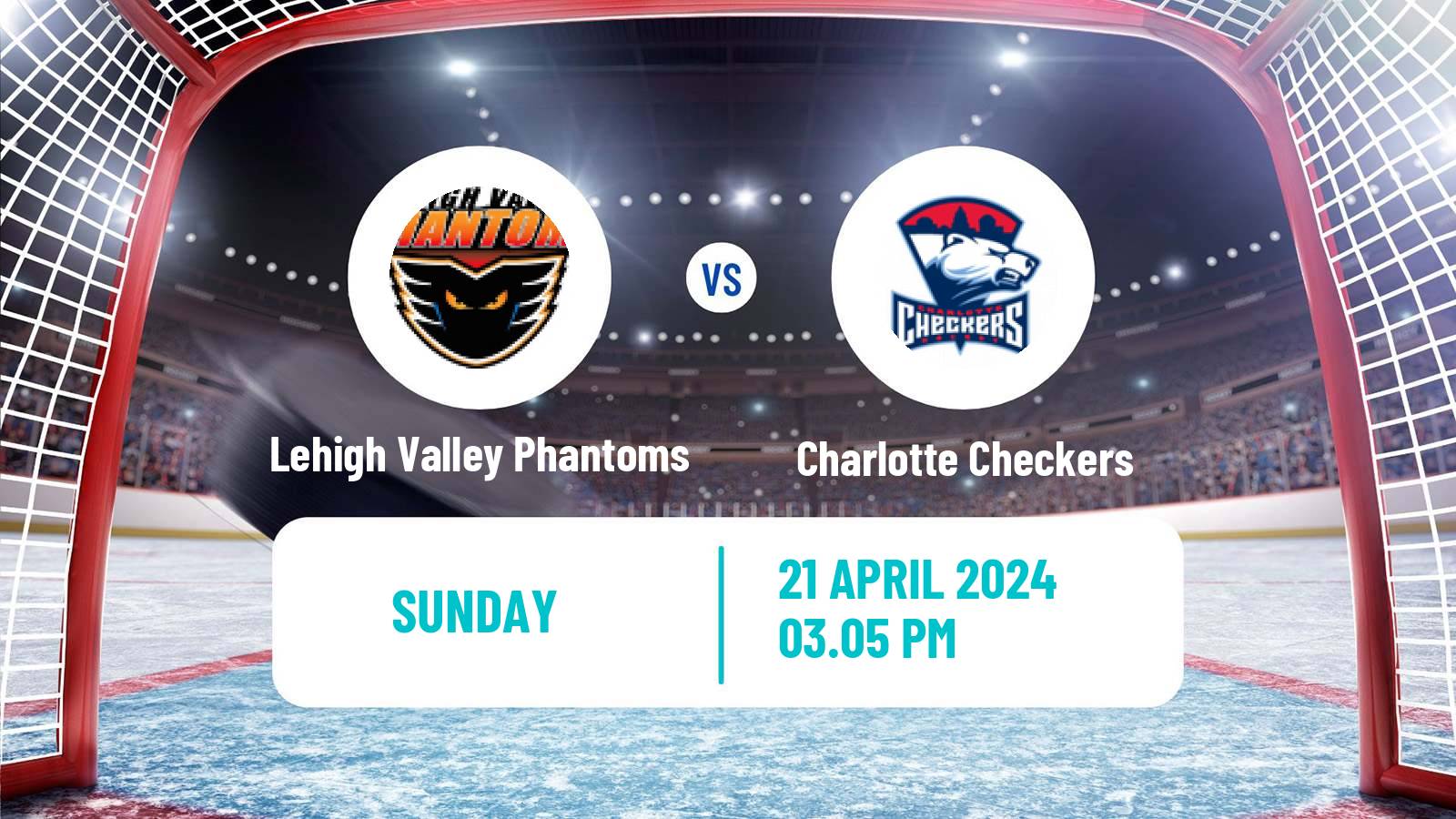 Hockey AHL Lehigh Valley Phantoms - Charlotte Checkers