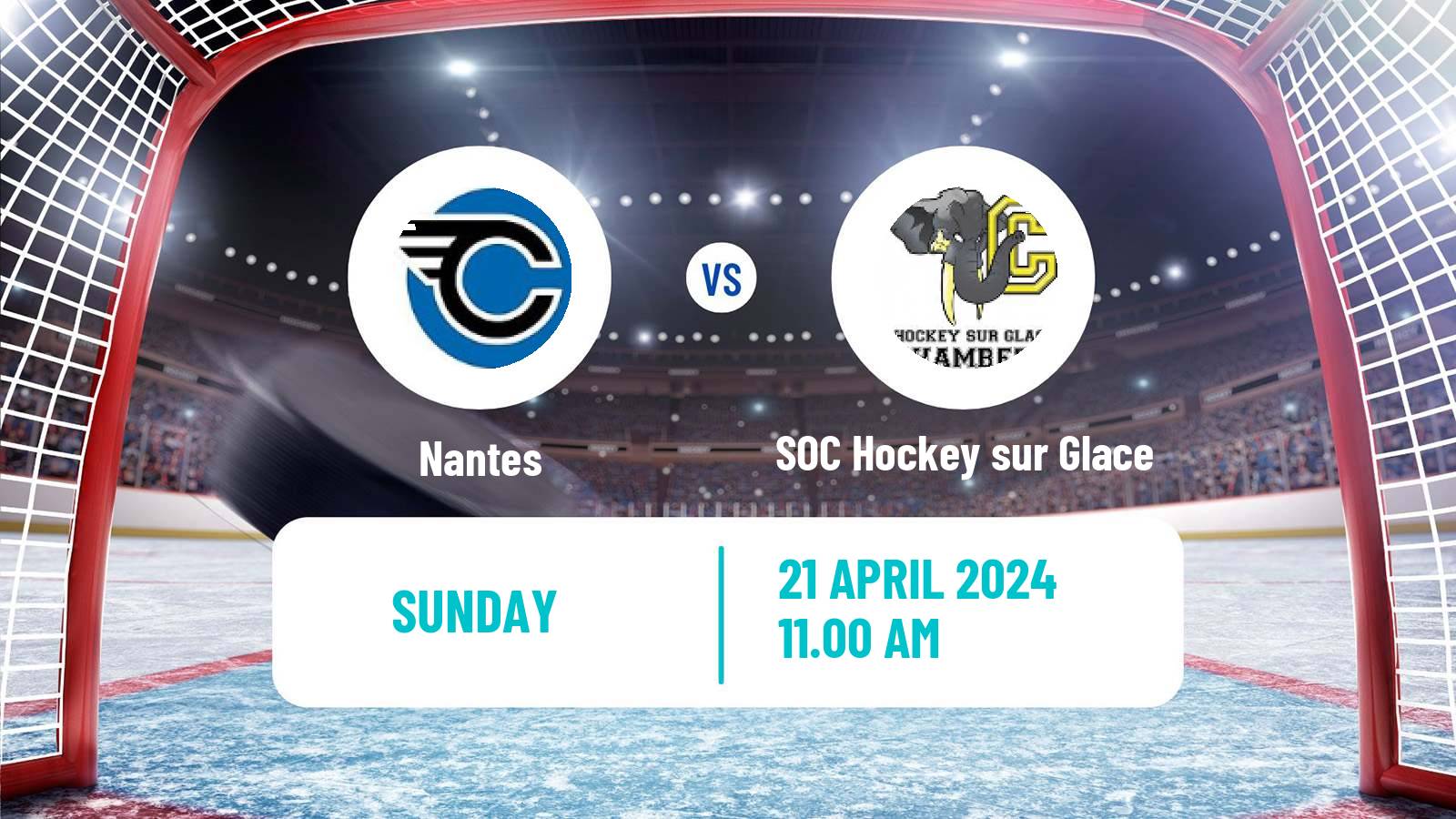 Hockey French D1 Ice Hockey Nantes - SOC Hockey sur Glace
