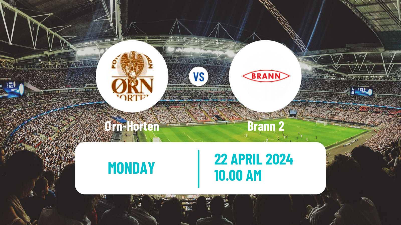 Soccer Norwegian Division 2 - Group 1 Ørn-Horten - Brann 2