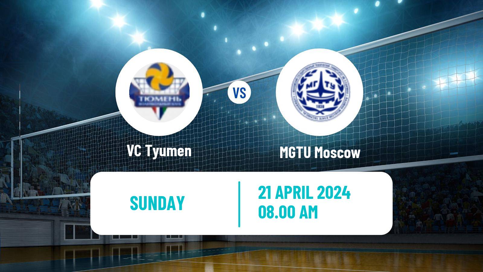 Volleyball Russian Vysshaya League A Volleyball Tyumen - MGTU Moscow