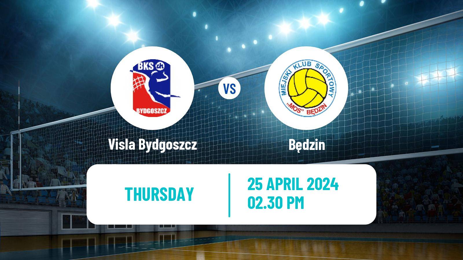 Volleyball Polish I Liga Volleyball Visla Bydgoszcz - Będzin