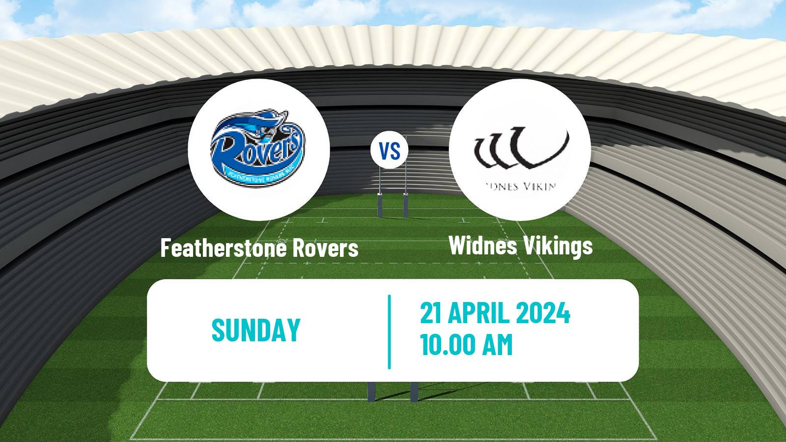 Rugby league English Championship Rugby League Featherstone Rovers - Widnes Vikings