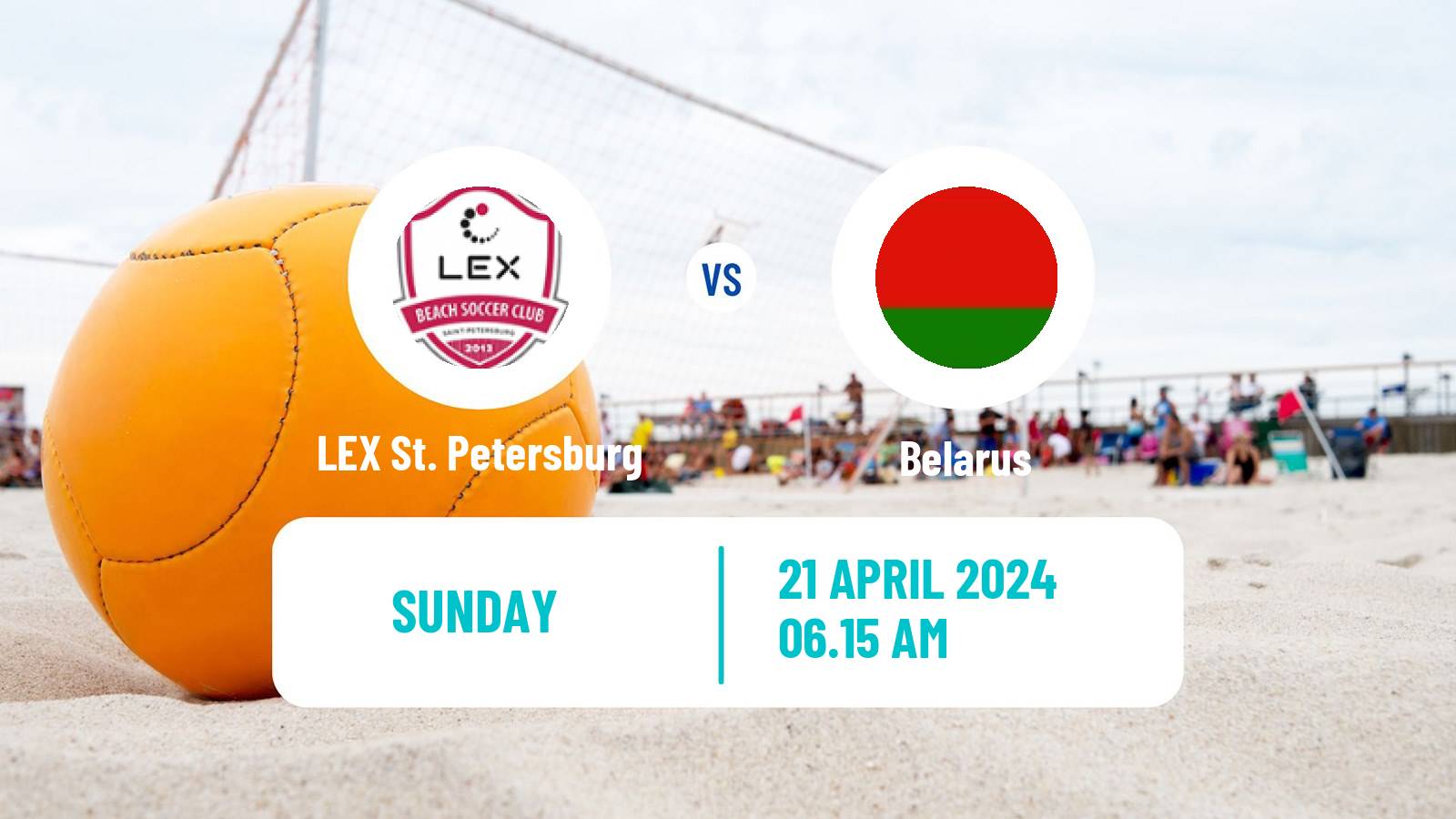 Beach soccer Intercup LEX St. Petersburg - Belarus