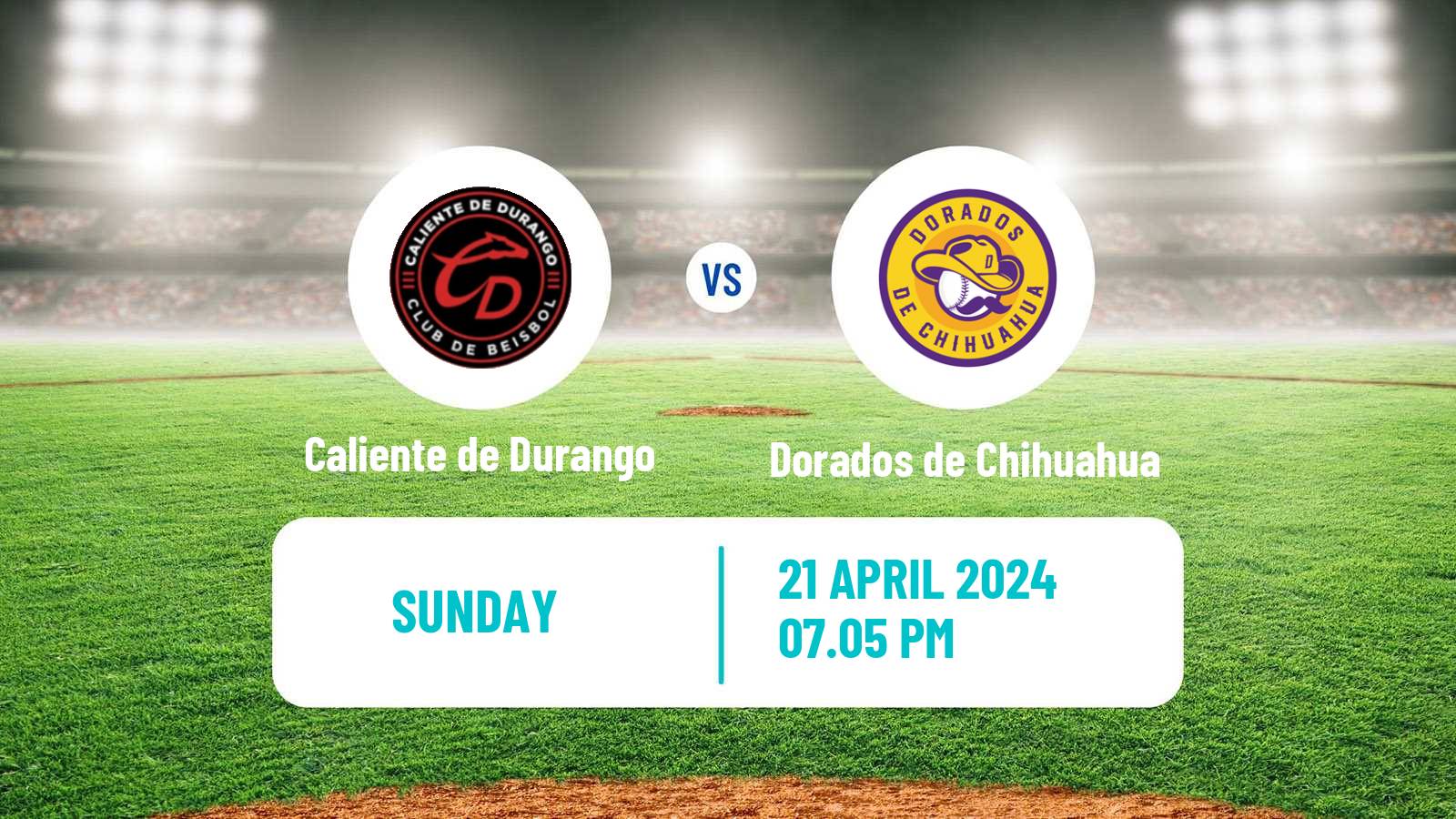 Baseball LMB Caliente de Durango - Dorados de Chihuahua