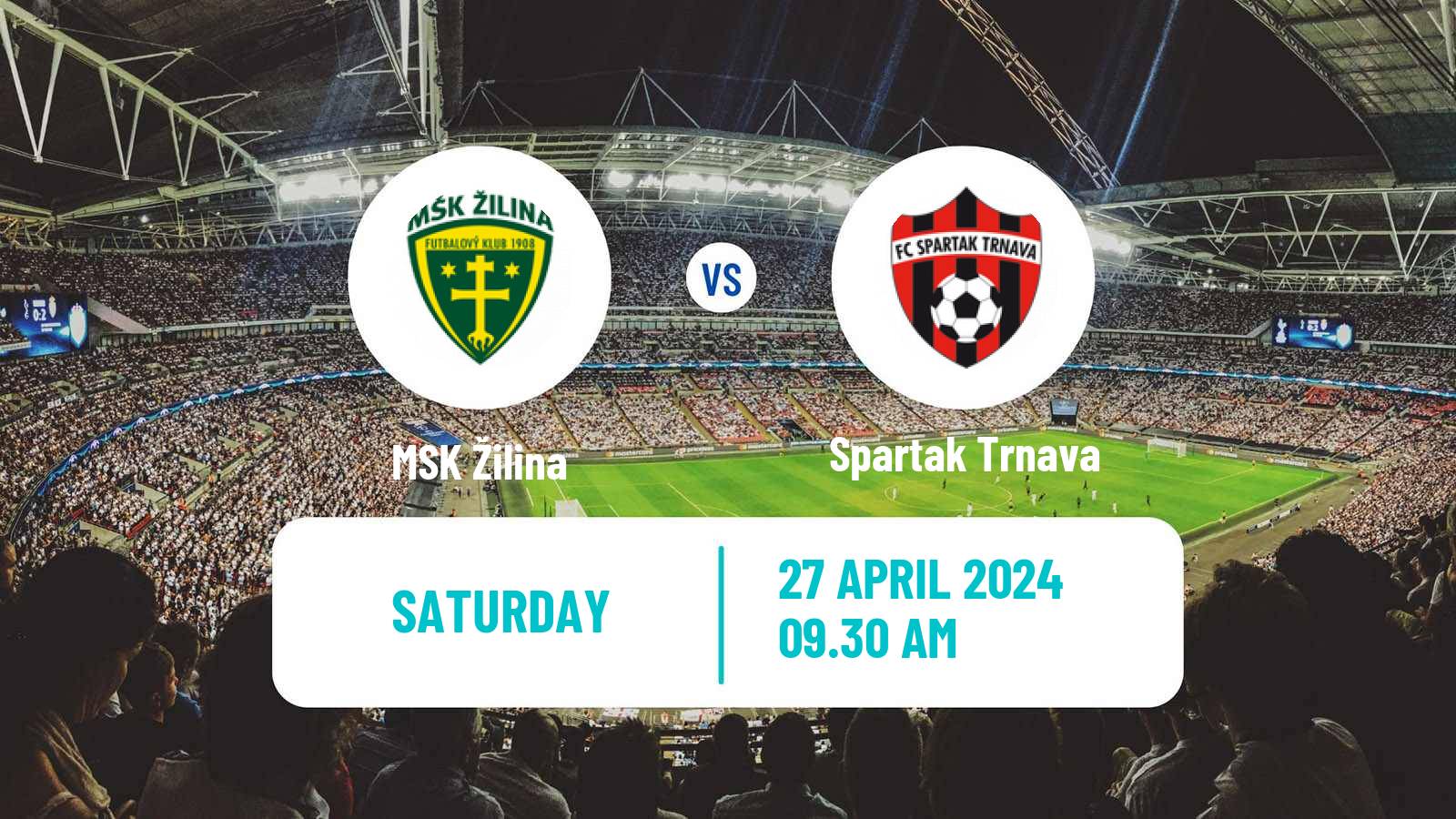 Soccer Slovak Superliga Žilina - Spartak Trnava
