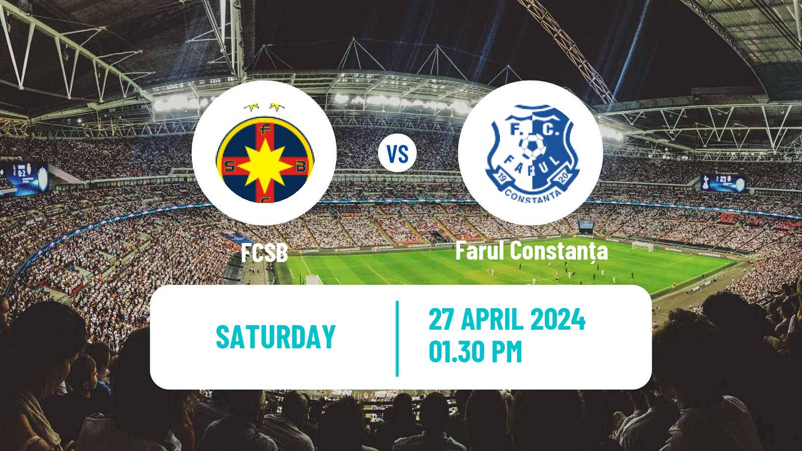 Soccer Romanian Liga 1 FCSB - Farul Constanța