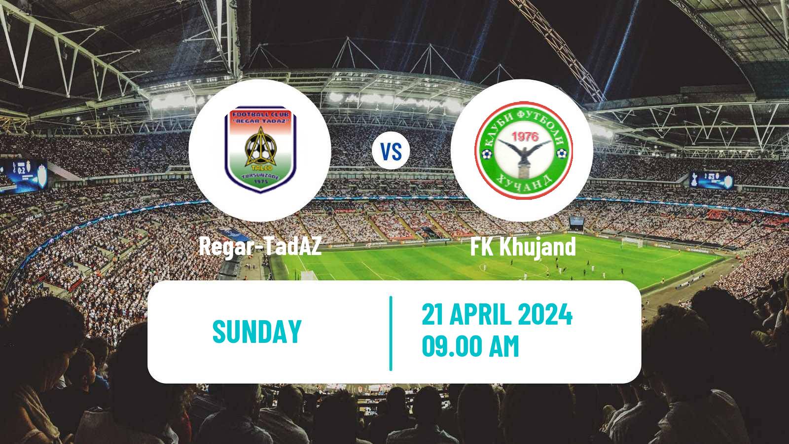 Soccer Tajik League Regar-TadAZ - Khujand