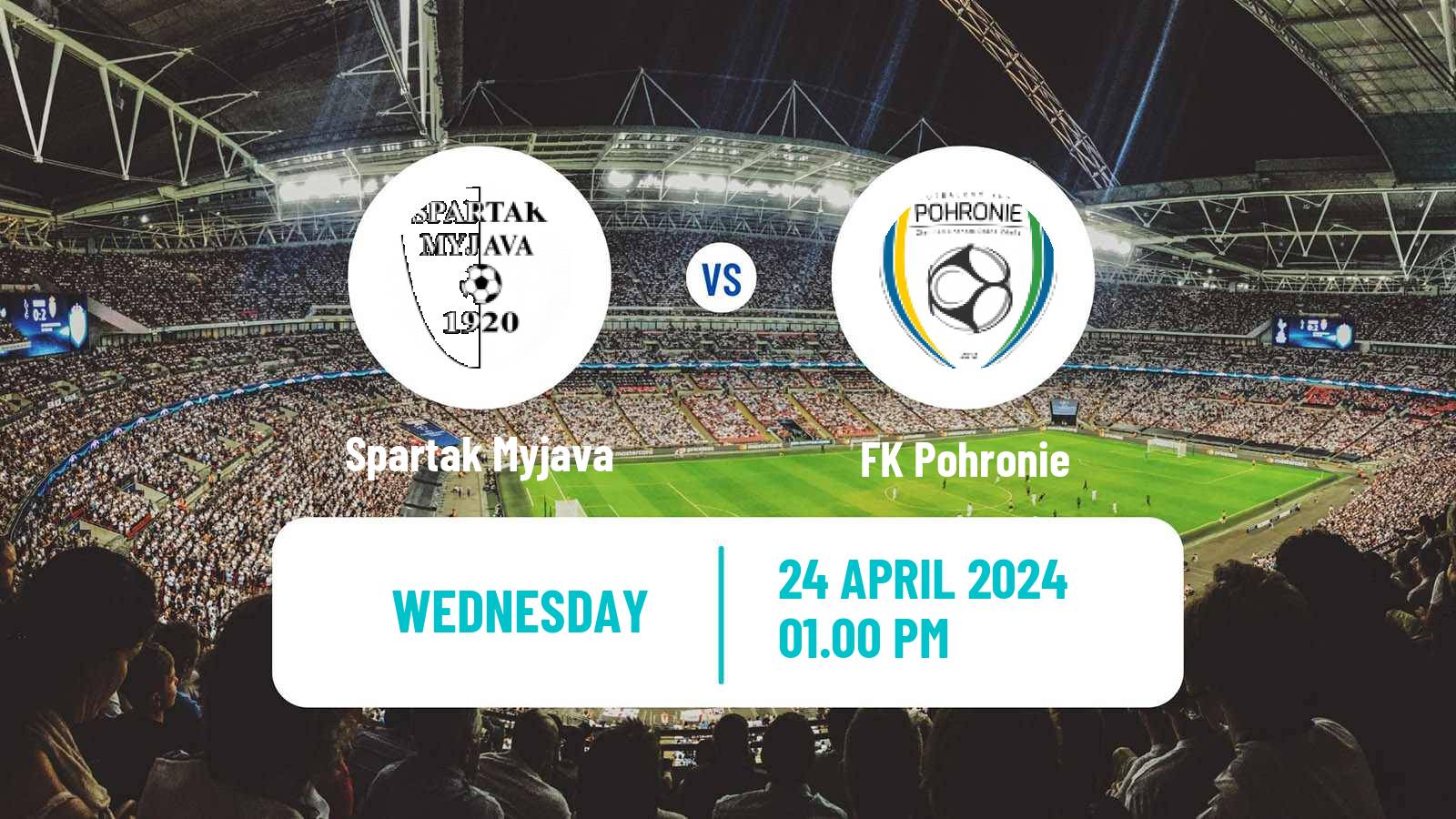 Soccer Slovak 2 Liga Spartak Myjava - Pohronie