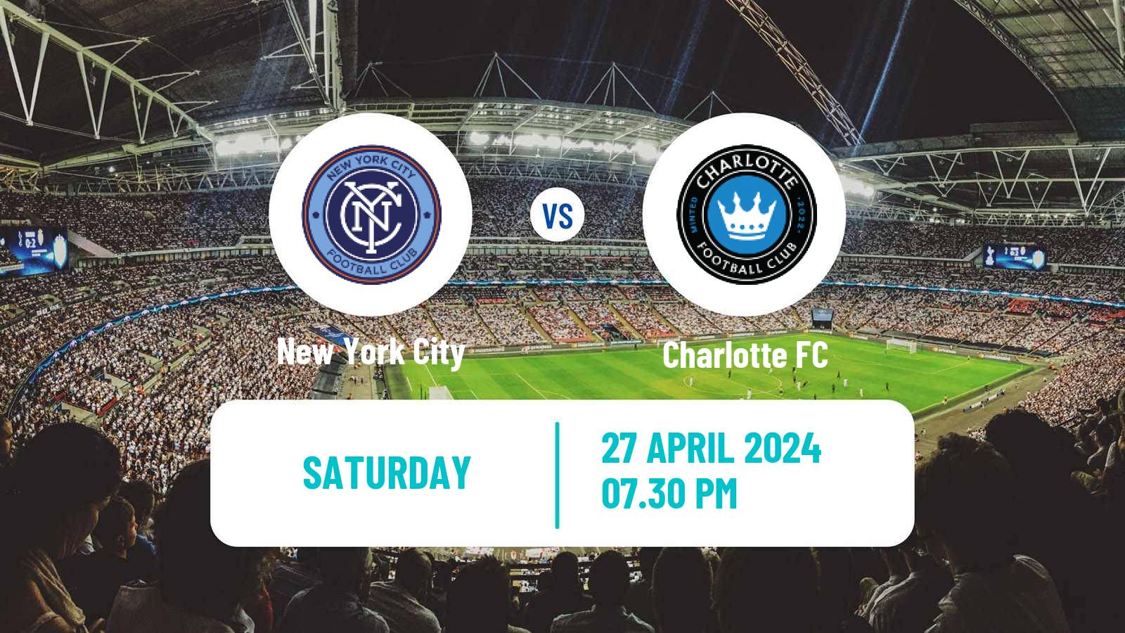 Soccer MLS New York City - Charlotte