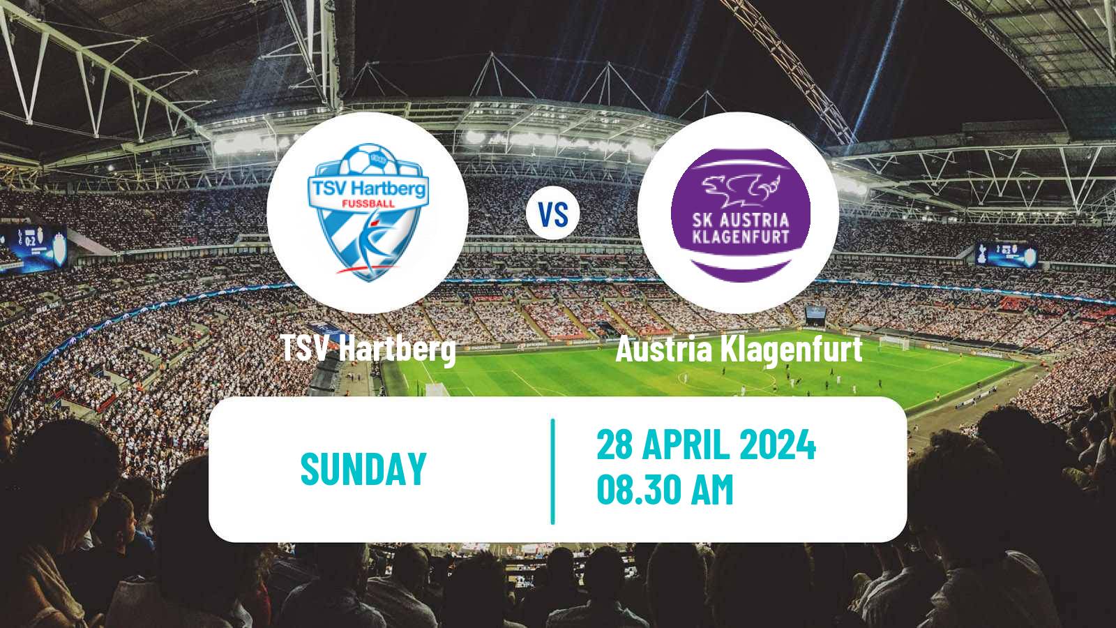 Soccer Austrian Bundesliga Hartberg - Austria Klagenfurt