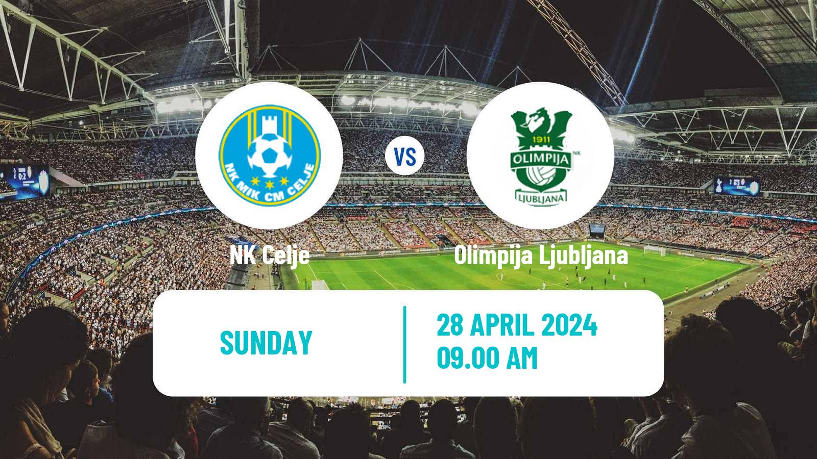 Soccer Slovenian PrvaLiga Celje - Olimpija Ljubljana