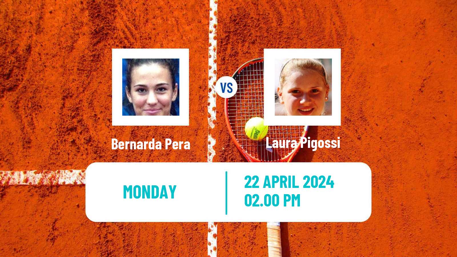 Tennis WTA Madrid Bernarda Pera - Laura Pigossi