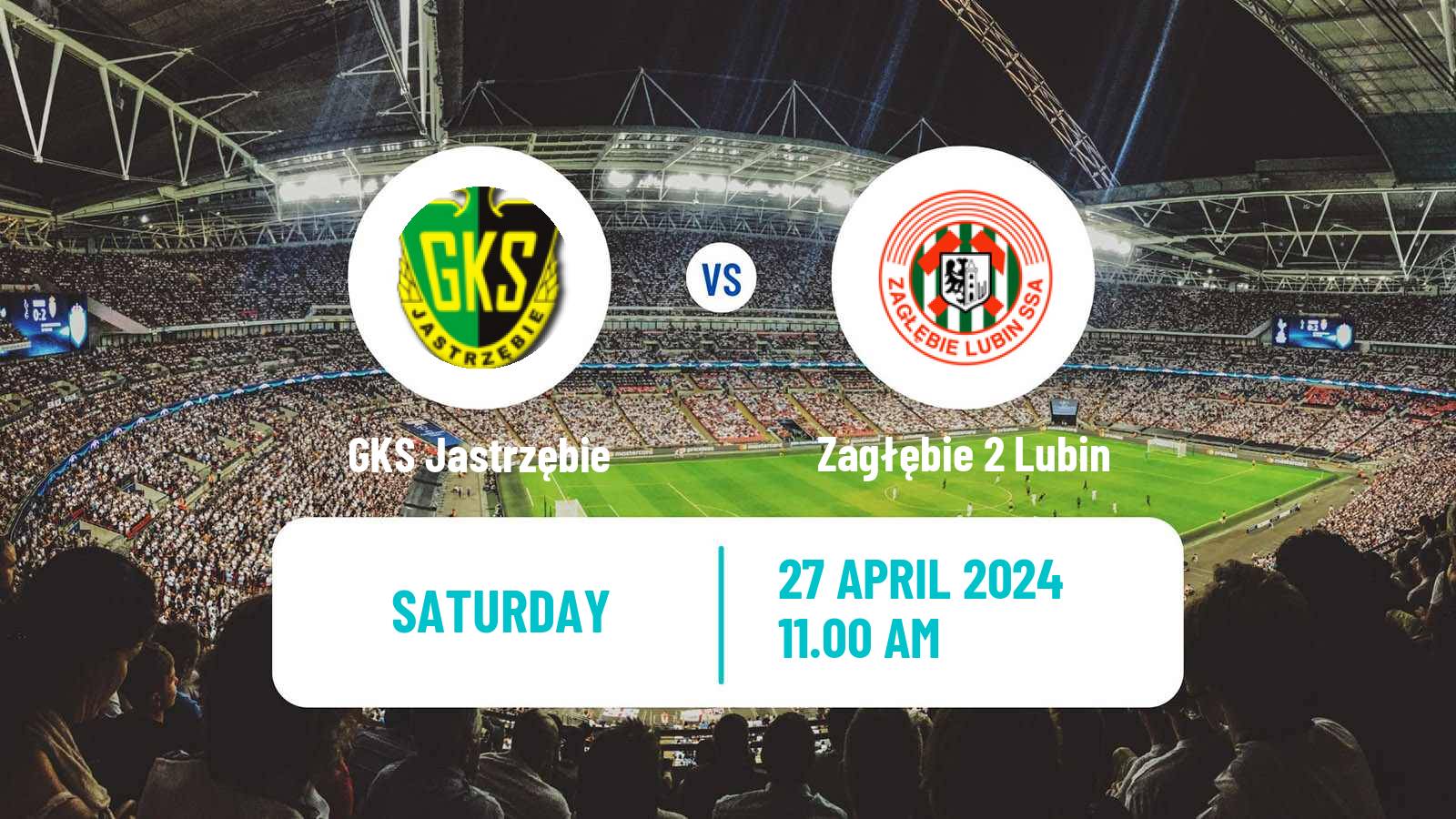 Soccer Polish Division 2 GKS Jastrzębie - Zagłębie 2 Lubin