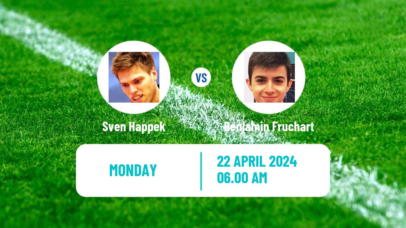 Table tennis Challenger Series Men Sven Happek - Benjamin Fruchart