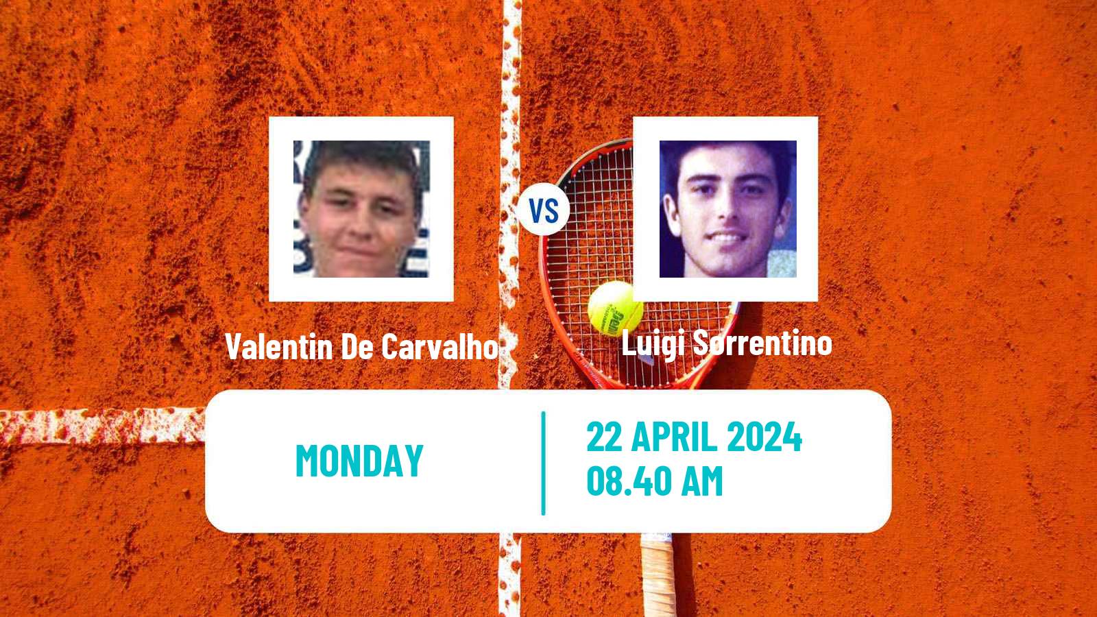 Tennis ITF M25 Santa Margherita Di Pula 5 Men Valentin De Carvalho - Luigi Sorrentino