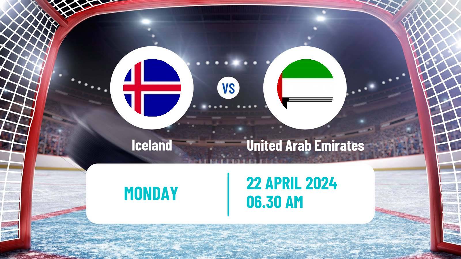 Hockey IIHF World Championship IIA Iceland - United Arab Emirates