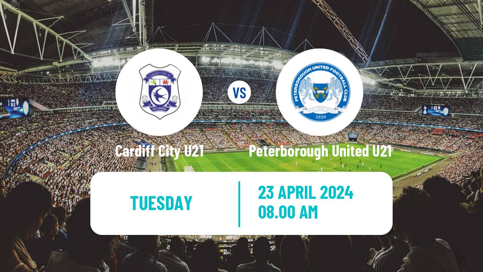 Soccer English Professional Development League Cardiff City U21 - Peterborough United U21