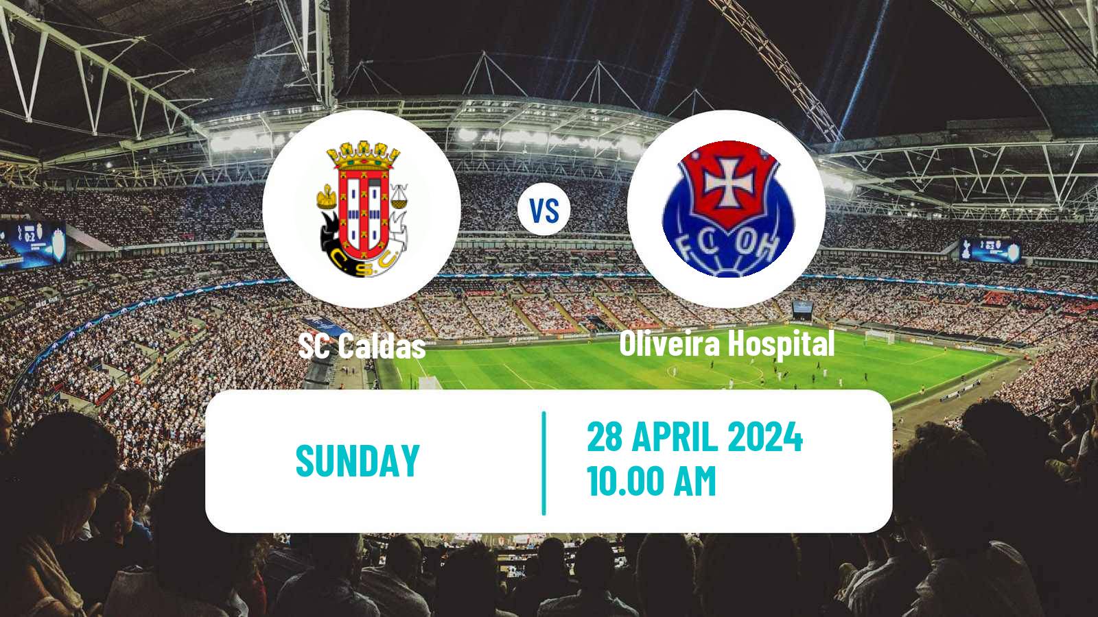Soccer Portuguese Liga 3 Caldas - Oliveira Hospital