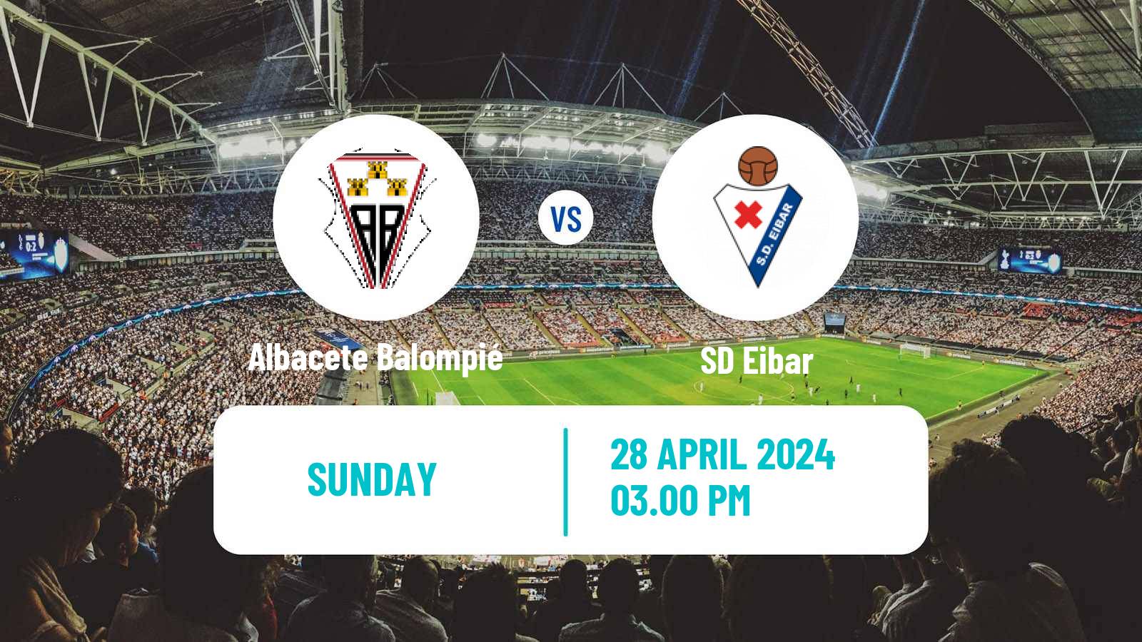 Soccer Spanish LaLiga2 Albacete Balompié - Eibar