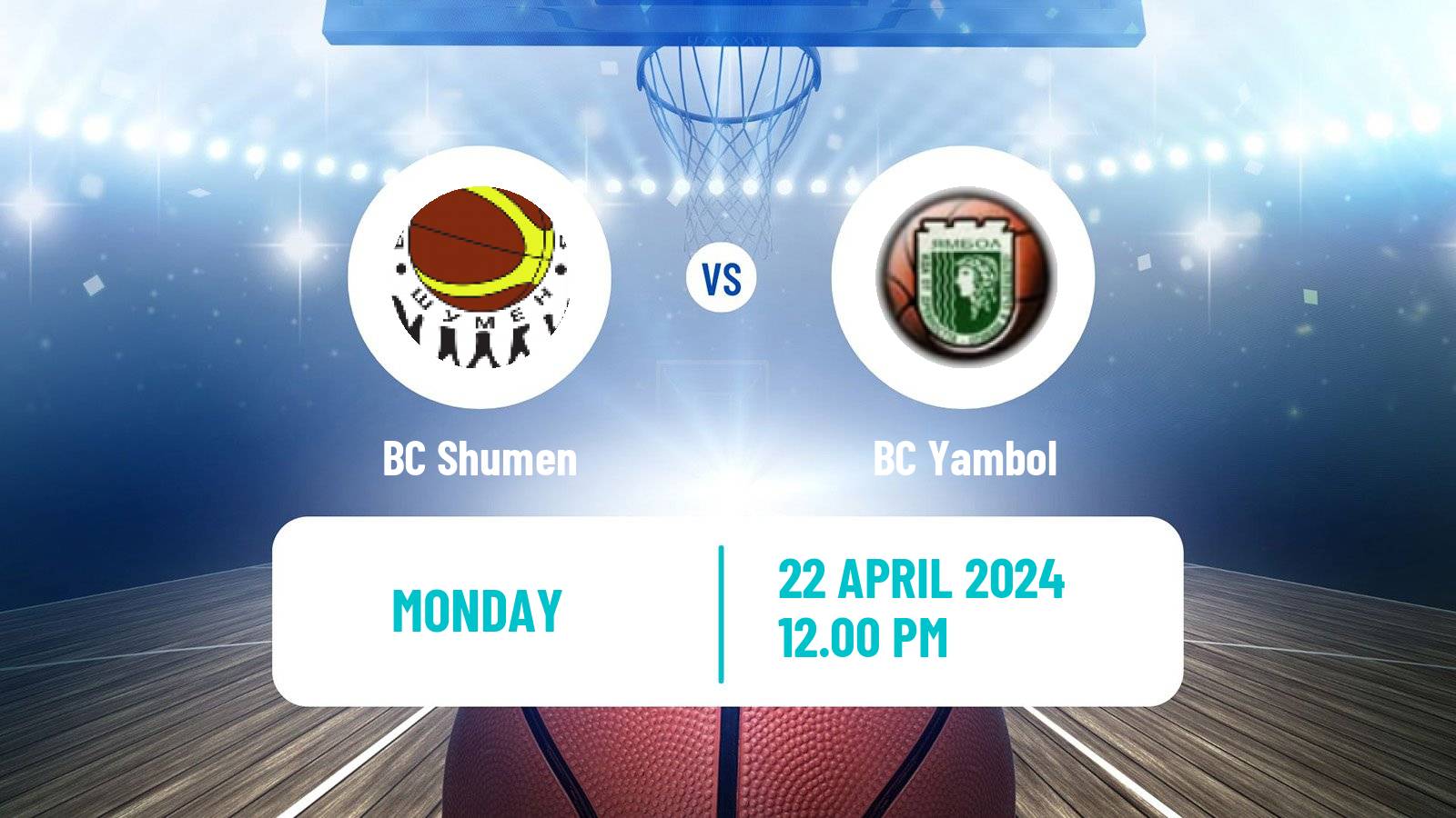 Basketball Bulgarian NBL Shumen - Yambol