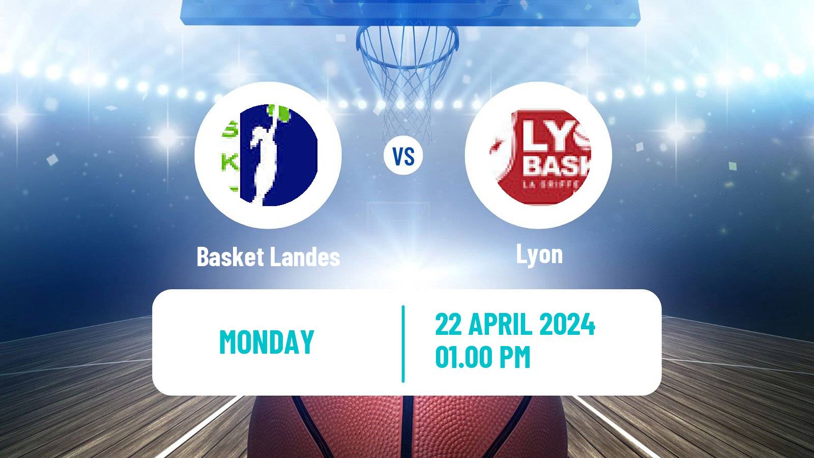 Basketball French LFB Basket Landes - Lyon
