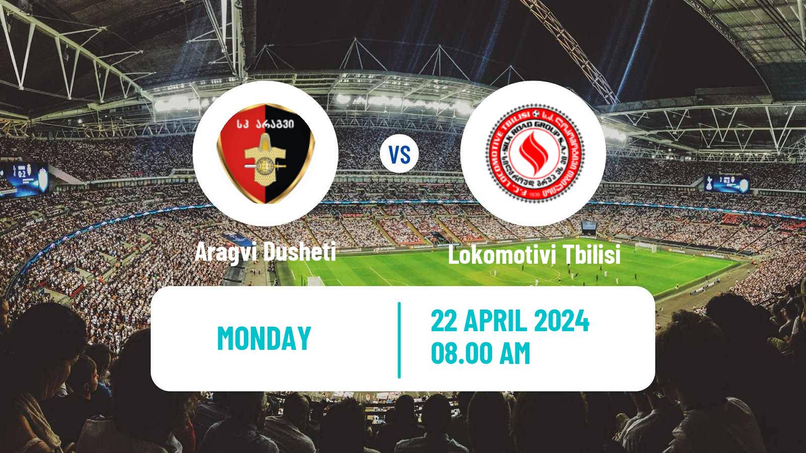 Soccer Georgian Erovnuli Liga 2 Aragvi Dusheti - Lokomotivi Tbilisi