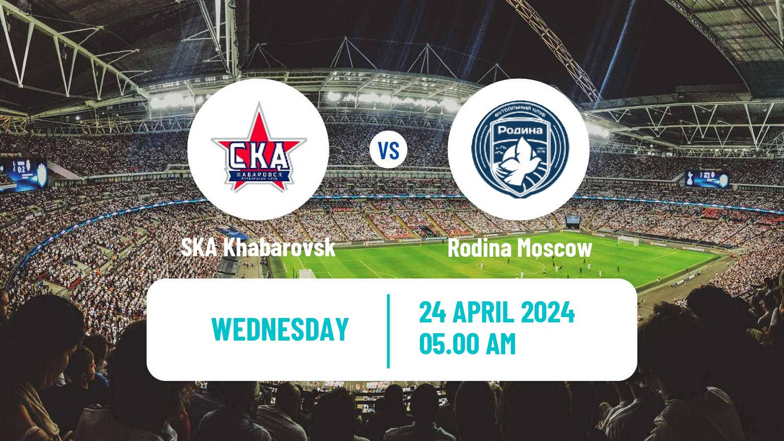Soccer Russian FNL SKA Khabarovsk - Rodina Moscow