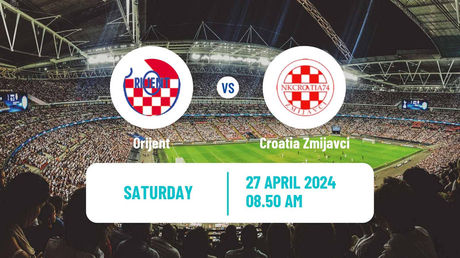 Soccer Croatian Prva NL Orijent - Croatia Zmijavci