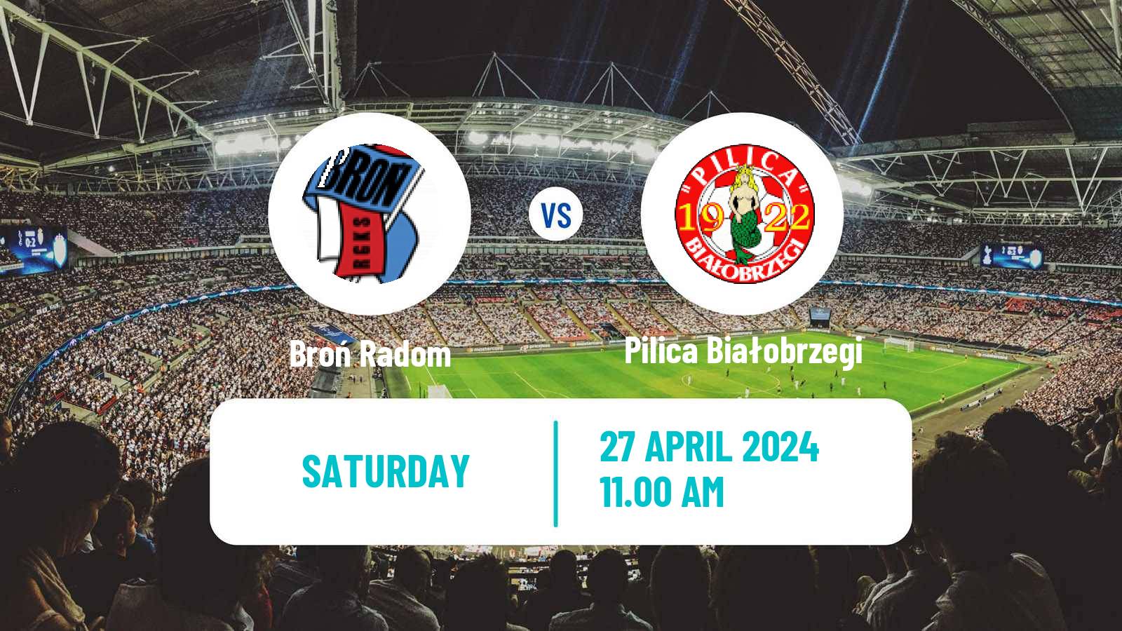 Soccer Polish Division 3 - Group I Broń Radom - Pilica Białobrzegi