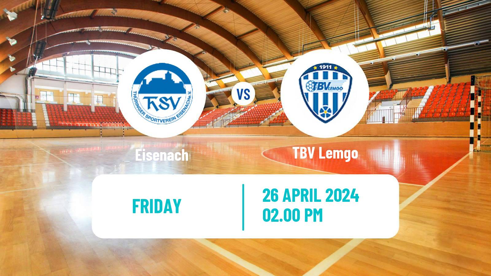 Handball German Bundesliga Handball Eisenach - TBV Lemgo