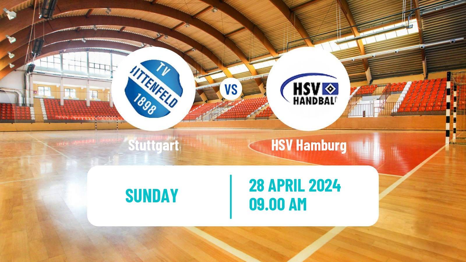 Handball German Bundesliga Handball Stuttgart - HSV Hamburg