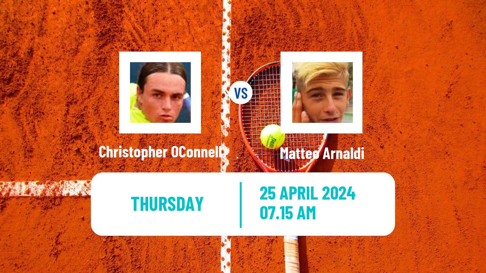 Tennis ATP Madrid Christopher OConnell - Matteo Arnaldi