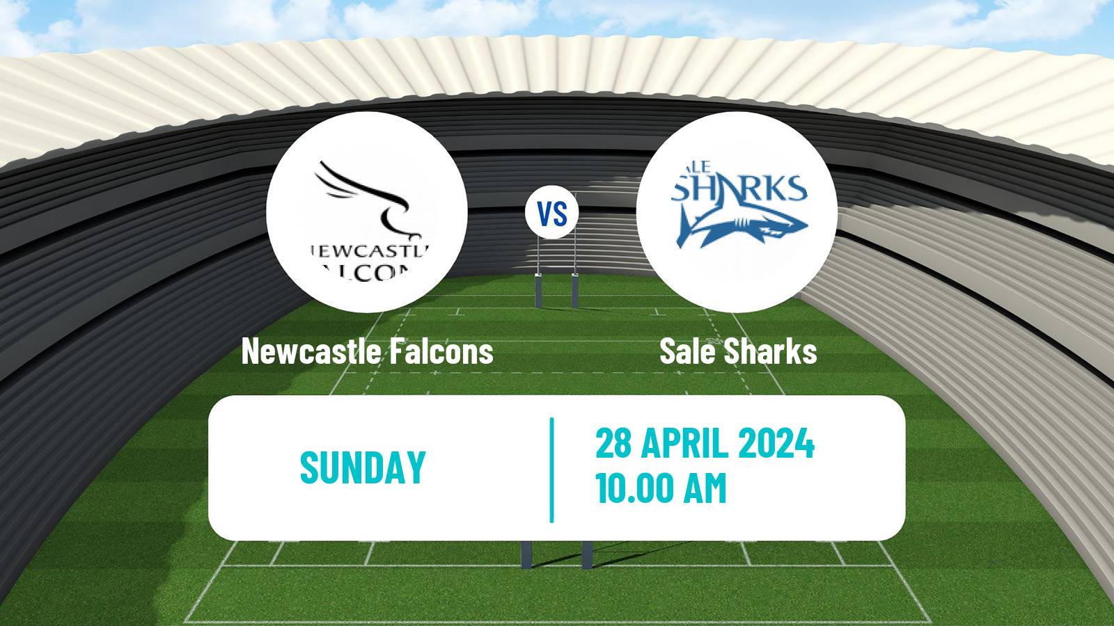 Rugby union English Premiership Rugby Newcastle Falcons - Sale Sharks